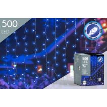 Rideau 500led l700.h150 bleu 