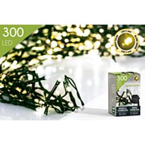 Guirlande solaire extérieur 300 LED- blanc chaud
