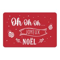 Set de table "Oh Oh Oh Joyeux Noël" 45x30cm