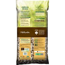 Paillage Copeaux de bois Naturel 10-40mm 40L - NATUREN