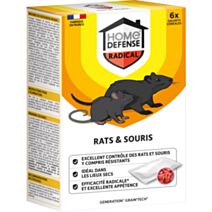 Rats & souris céréales 150g - HOME DEFENSE