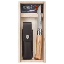 Couteau OPINEL N°8 Manche en Olivier + étui