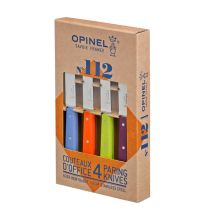 Coffret de 4 Couteaux n°112, 4 couleurs acidulées