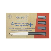 Boite de 4 Couteaux de table anthracite