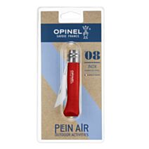 Couteau Tradition N°8 Inox Rouge - OPINEL
