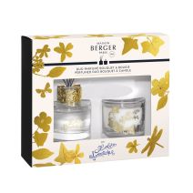 Mini duo Lolita Lempicka transparent bouquet 80 mL/bougie 80g - MAISON BERGER