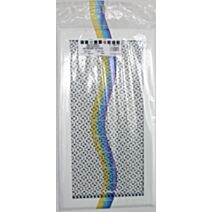 grille cheminée en acier blanc 15x30 - AUTOGYRE