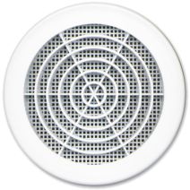 Grille PVC à clipser Ø145 blanc avec moustiquaire - AUTOGYRE