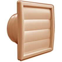 clapet extérieur à volets ø100 à 130mm - sable - AUTOGYRE