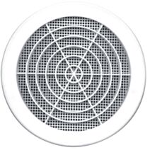 grille plastique ø123mm - avec moustiquaire - AUTOGYRE