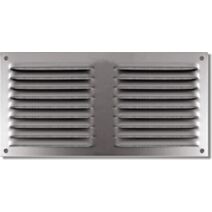 grille aluminium 300x150mm - avec moustiquaire - AUTOGYRE