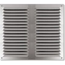 grille aluminium 200x200mm - avec moustiquaire - AUTOGYRE