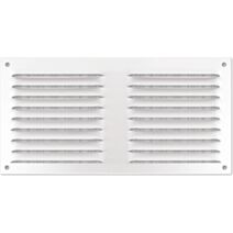 grille alu blanc 200x100mm - avec moustiquaire - AUTOGYRE