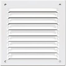 grille alu blanc 150x150mm - avec moustiquaire - AUTOGYRE