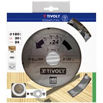 Lame scie sauteuse 24 dents Ø18cm - TIVOLY