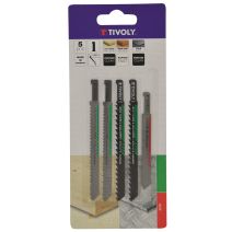 Coffret mixte scie sauteuse & sabre 5 lames peugeot