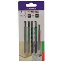 Coffret mixte scie sauteuse & sabre 5 lames peugeot