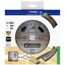 Lame de scie circulaire pour bois dur/stratifié/parquet Ø 160 mm - TIVOLY