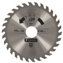 Lame de scie circulaire pour bois dur/stratifié/parquet Ø230 mm- TIVOLY