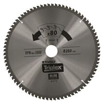 Lame scie circulaire - radiale ø254 al30 80dents