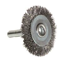 Brosse circulaire fil acier ondulé /métal ø100mm