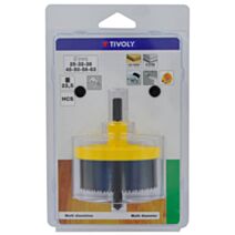 Scie cloche hcs multi-lames ø60-67-74 -81-95