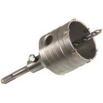 Kit trépan carbure queue sds+ ø80