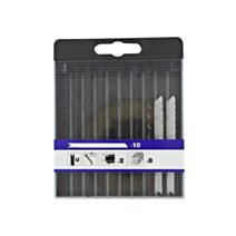 10 lames de scie sauteuse U pour bois/métaux non ferreux - TIVOLY