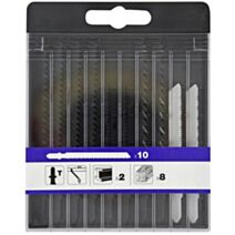 10 lames de scie sauteuse T pour bois/métaux non ferreux - TIVOLY