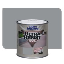 Peinture Sols Imperméable Ultra Resist Dulux Valentine Satin Gris Orly 0,5 L