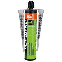 Résine multi-applications béton/maçonnerie MULTIMAX+ gris 300ml + buses - SPIT