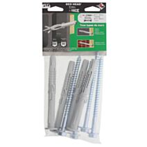 4 Chevilles Longforce Ø14x145mm + Vis TF THR - RED HEAD