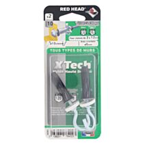 2 chevilles autobloquantes X Tech Ø 10 x 36 mm RED HEAD