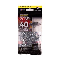 15 chevilles PP SK MTL Ø10 x 35 mm + vis TR Ø5 x 40 mm - RED HEAD