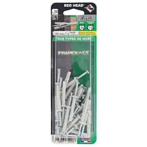 30 Chevilles Frapex M Ø5x35mm - RED HEAD