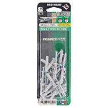 25 Chevilles Frapex M Ø6x30mm - RED HEAD