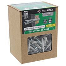 150 Chevilles Frapex M Ø5x25mm TP - RED HEAD