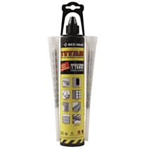 Cartouche TITAN 300ML Ton pierre + 2 buses RED HEAD 