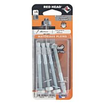 4 Chevilles ATX Ø8x90mm - RED HEAD