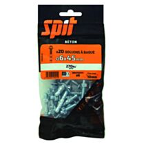 20 goujons à bague 3 Ø6x45mm - SPIT