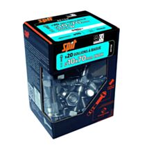 20 goujons à bague Z XTREM Ø10x70mm Inox - SPIT