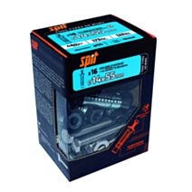 16 goujons d'ancrage PRIMA Ø14x55mm + vis TH Ø8x60mm Inox - SPIT