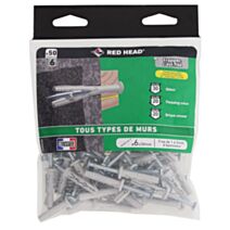 50 Chevilles Frapex M Ø6x30mm - RED HEAD