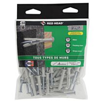 50 Chevilles Frapex M Ø6x40mm - RED HEAD