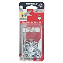 12 chevilles à clouer + vis tr ø4x50mm - RED HEAD