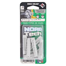 8 Chevilles Nordtech Conditions Extrêmes Ø10x50mm - RED HEAD
