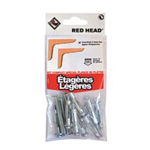 Kit étagère KLIX Ø4X32mm + vis 8 vis métriques Ø4x50mm RED HEAD 