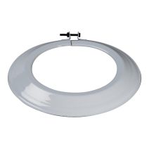 Rosace email blanc Ø125 - TEN