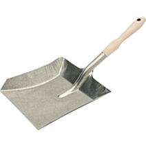 Pelle en métal galvanisé avec manche bois - NESPOLI