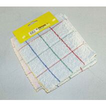 2 lavettes bouclées 33 x 55 cm Mélange textile